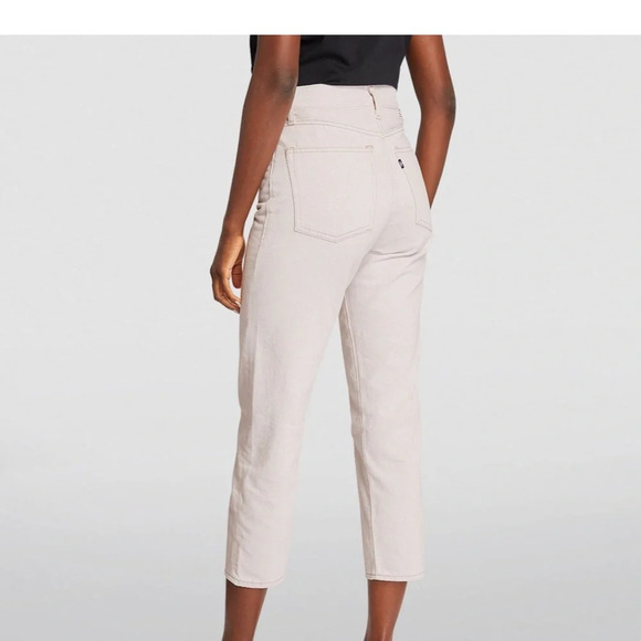 LEVI'S High-Rise Column Pink Denim Jeans Size 27 - Picture 7 of 15